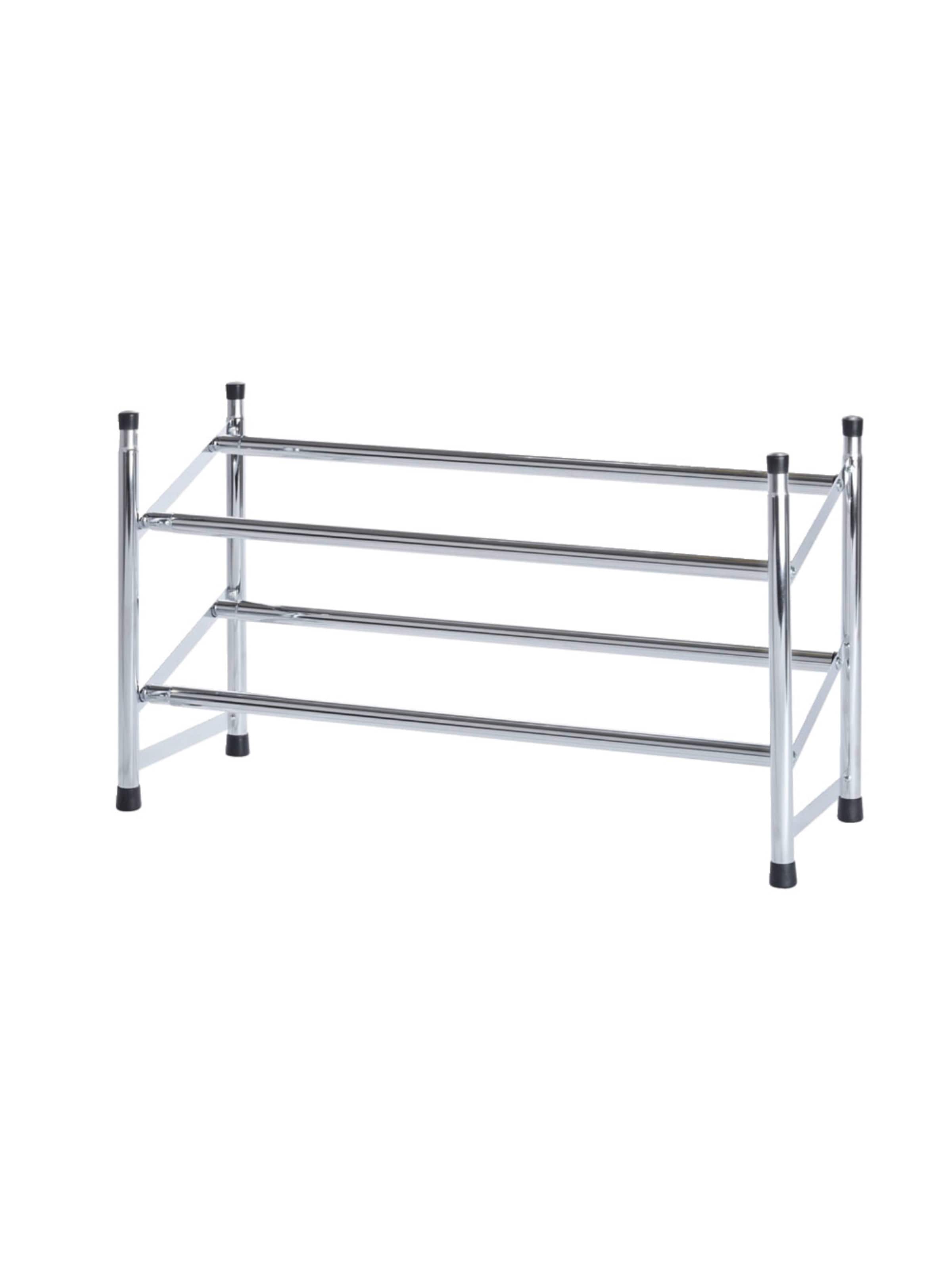 Wenko Shelf in Silver: front