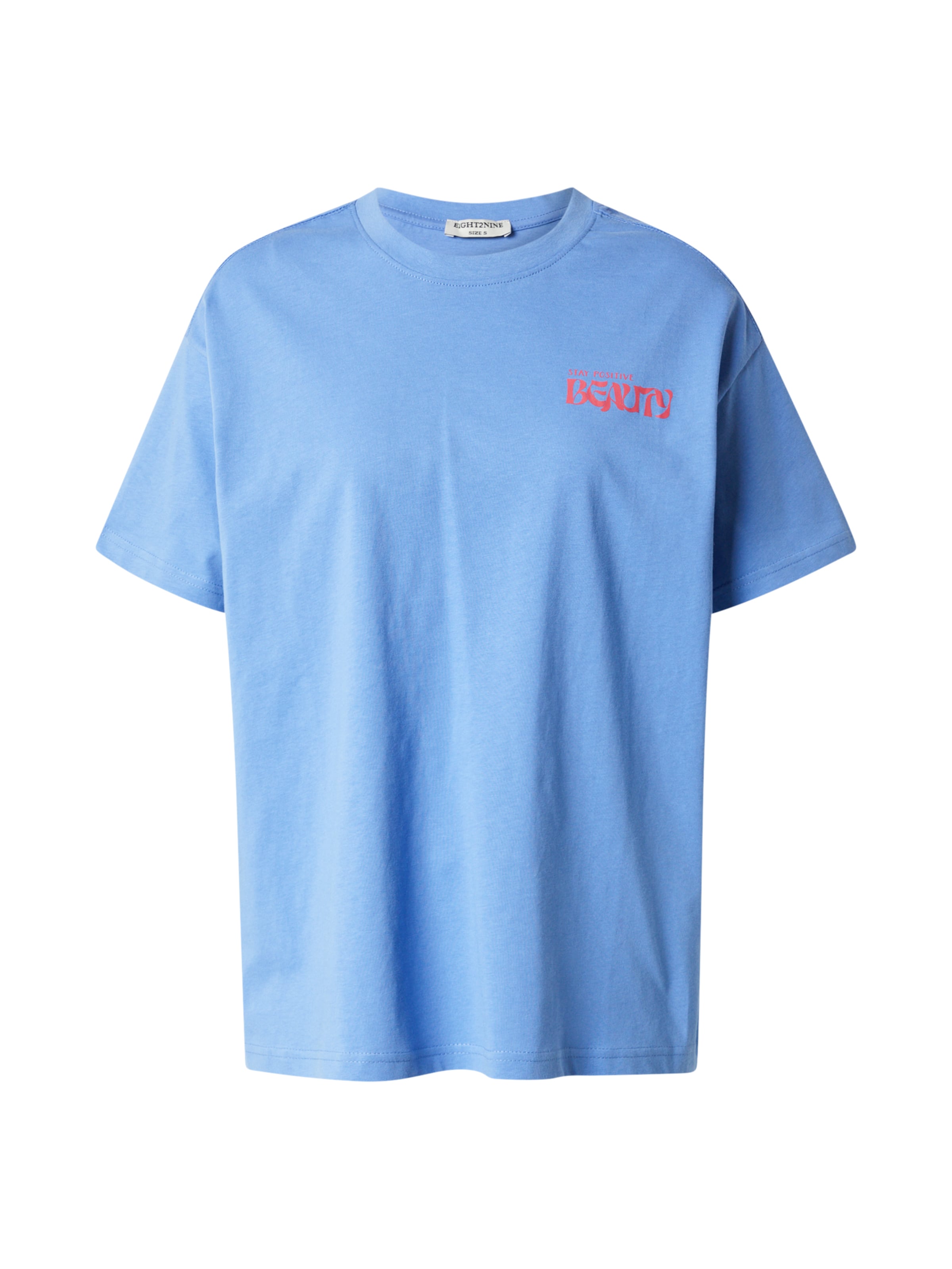 Eight2Nine - Camiseta talla grande en azul: frente