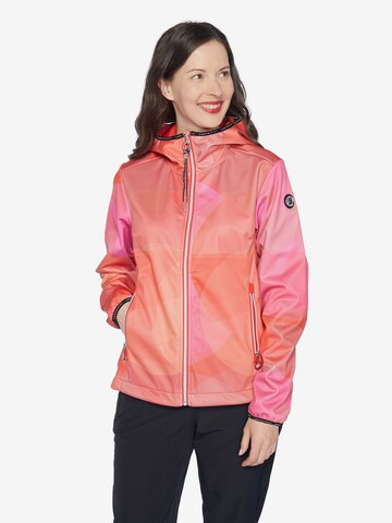 LUHTA - Chaqueta de montaña 'Ingby' en naranja: frente