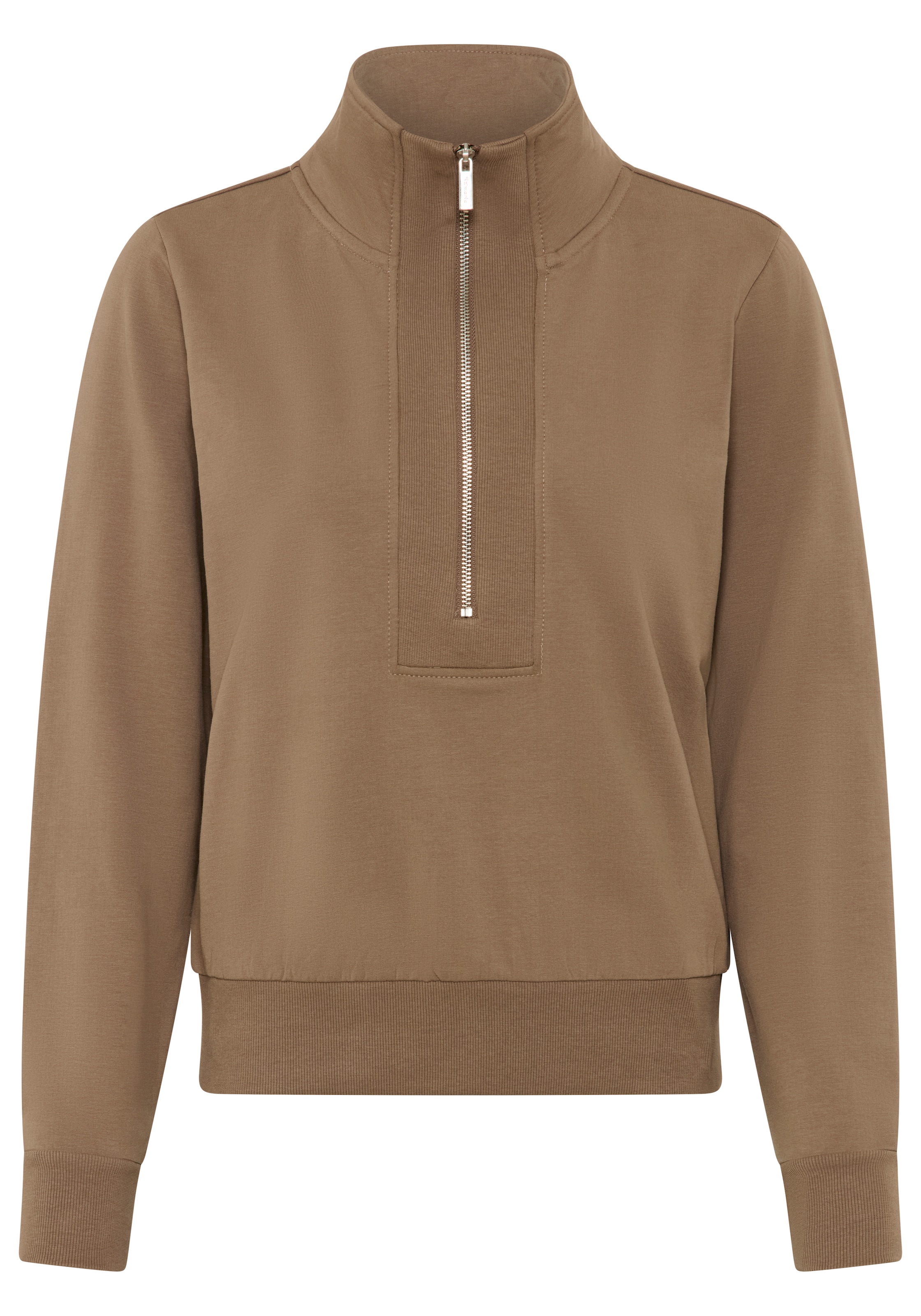 Tamaris Sweatshirt in Beige: front
