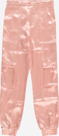 GUESS - Tapered Calças em rosa: frente