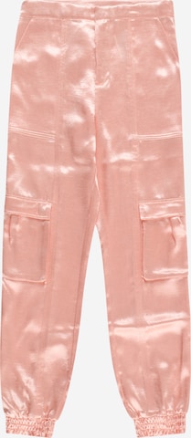 Tapered Pantaloni di GUESS in rosa: frontale