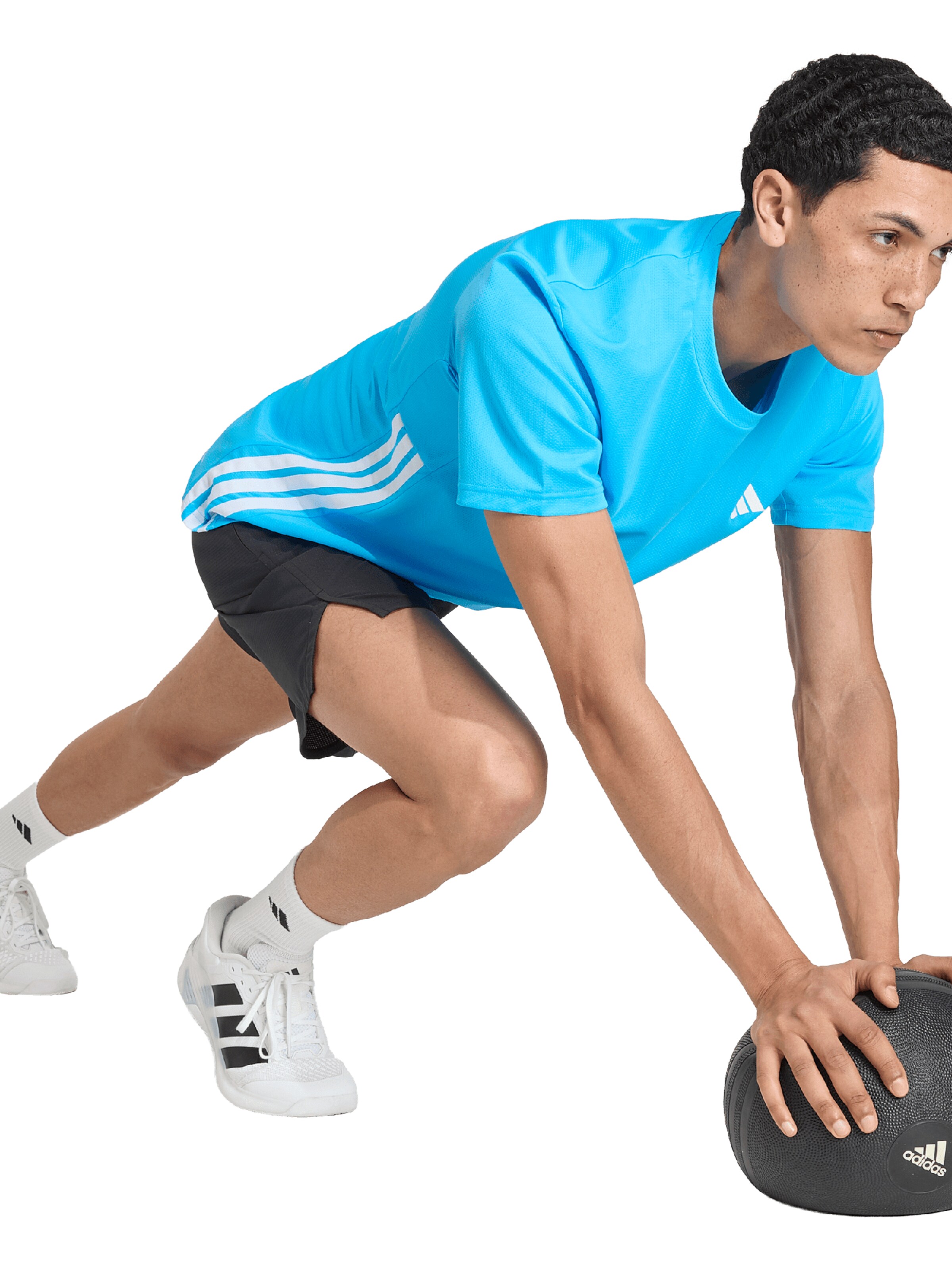 ADIDAS PERFORMANCE Funktionsskjorte 'WE BAS 3S' i blå