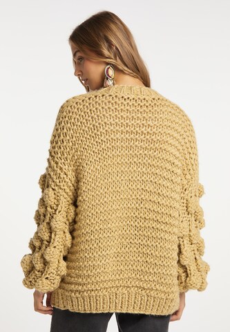 IZIA Oversized Cardigan in Yellow