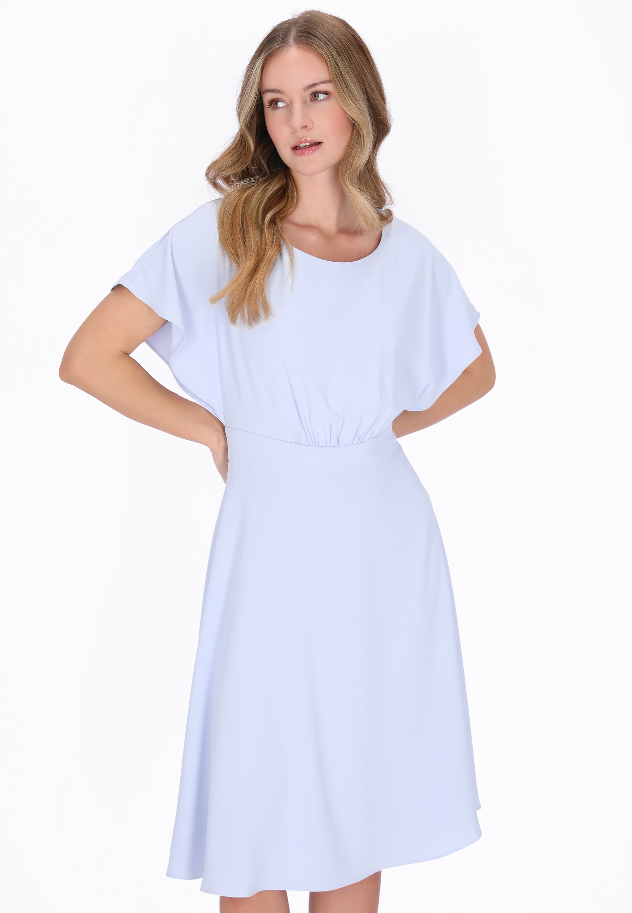 DreiMaster Klassik - Vestido de verano 'Classic' en azul: frente