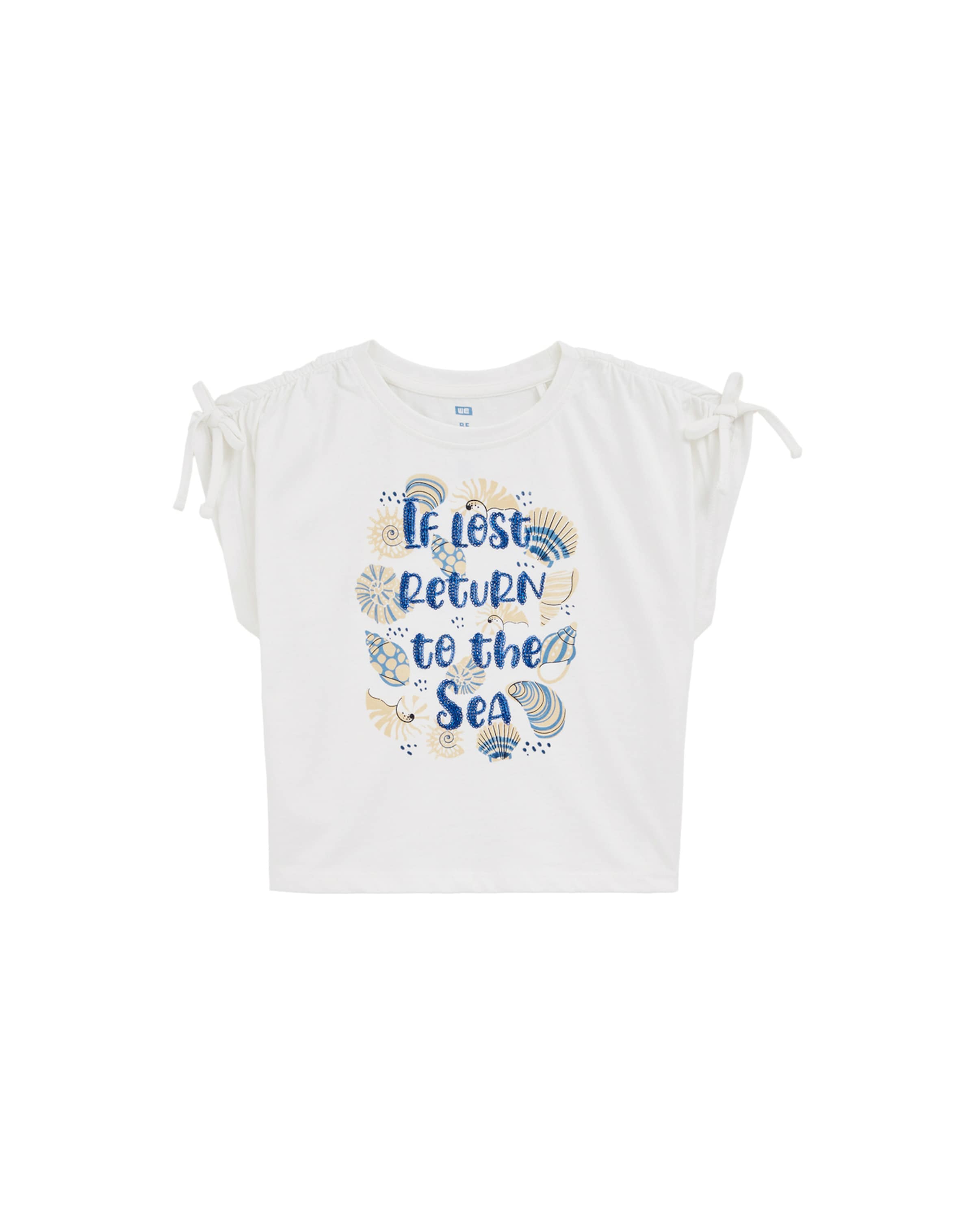 WE Fashion Μπλουζάκι σε λευκό: μπροστά