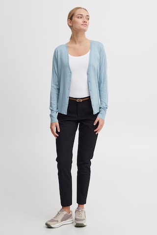 Oxmo Knit Cardigan 'Oxhelene' in Blue