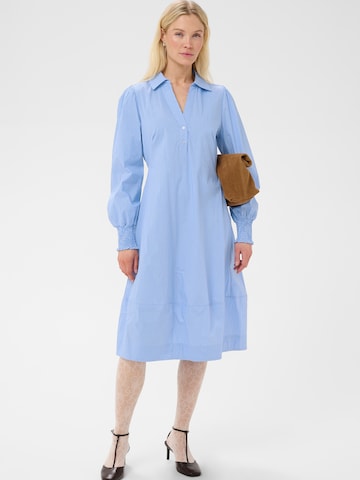CULTURE Shirt Dress 'CUEbony' in Blue: front