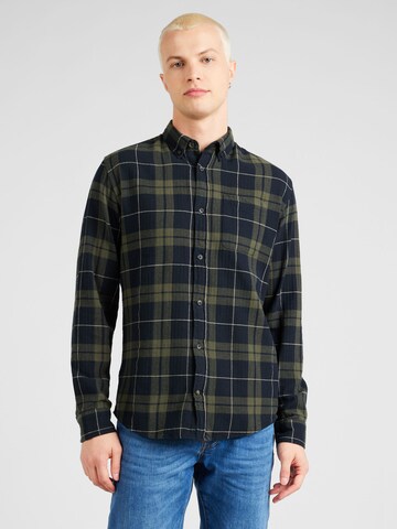 Coupe regular Chemise 'WILLY' JACK & JONES en vert : devant