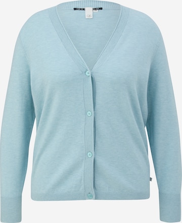 QS Knit Cardigan in Blue: front