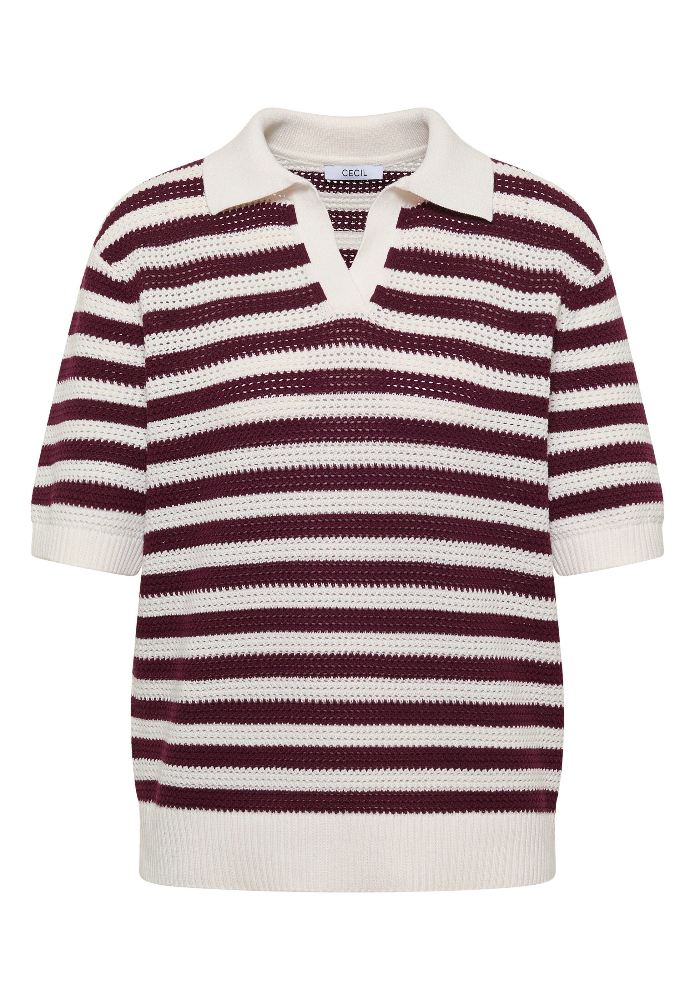 CECIL Poloshirt in Rot: Vorderseite