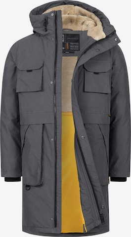 Parka d’hiver 'INKristof' INDICODE JEANS en gris : devant