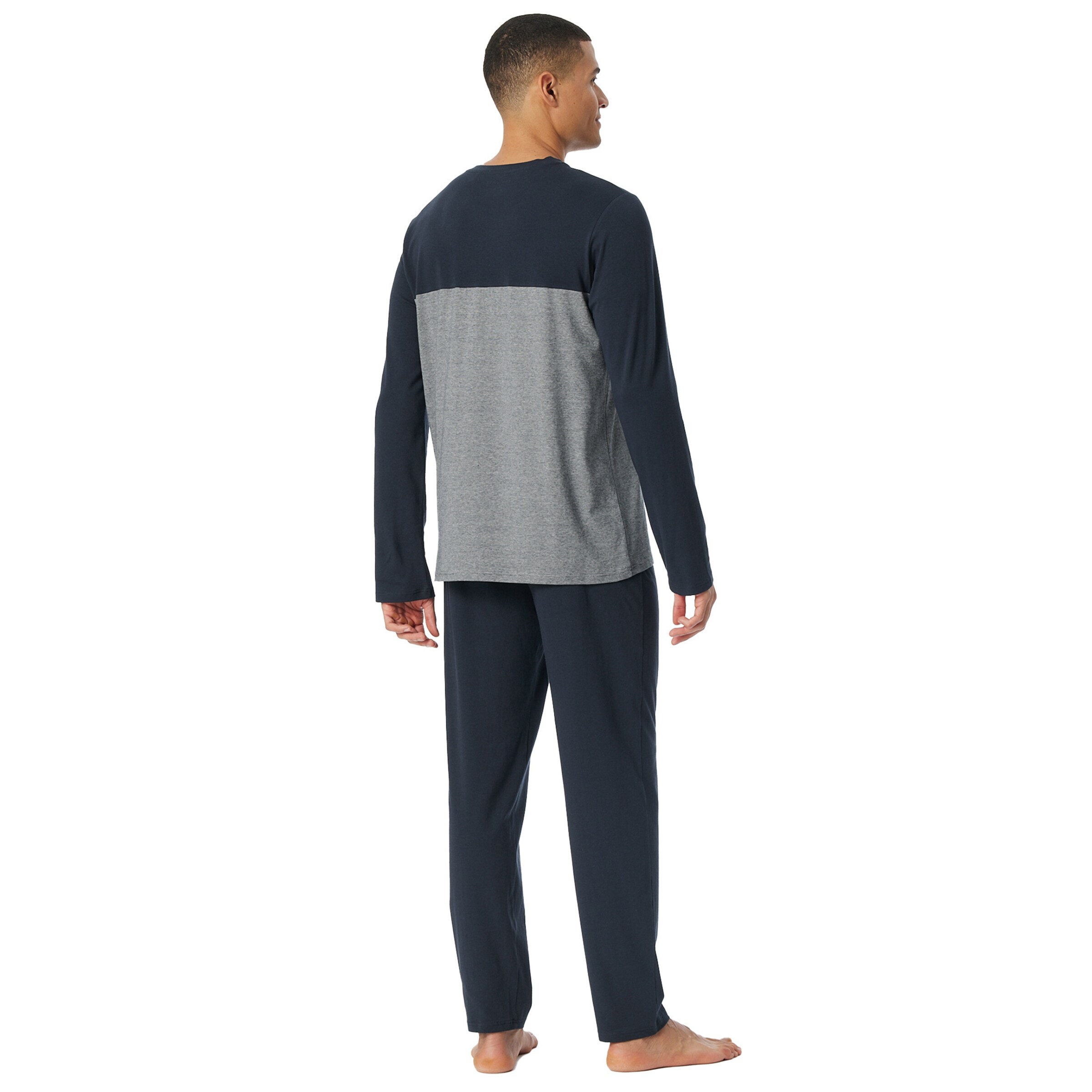 SCHIESSER Pyjama in Blau