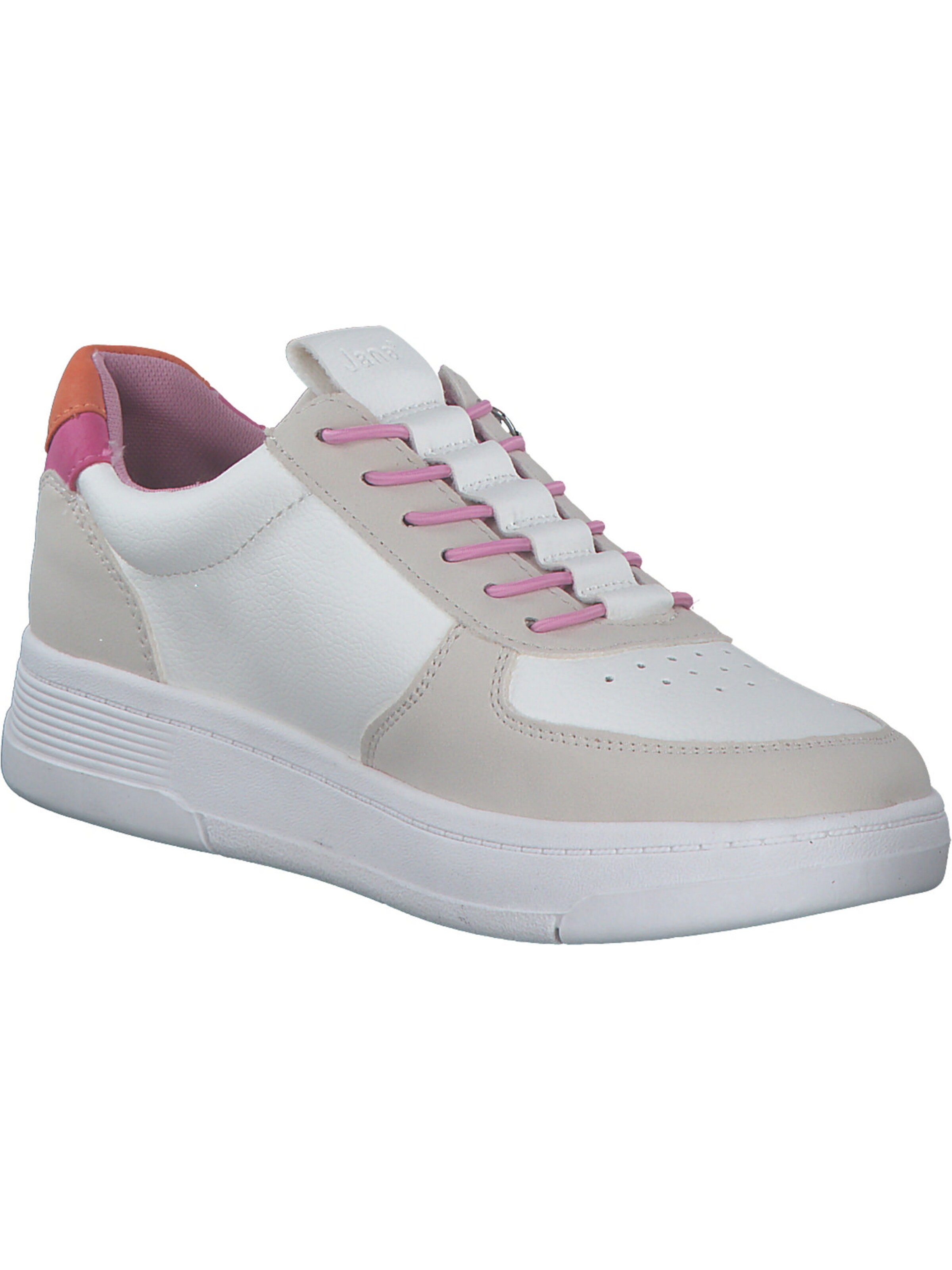 Chaussure à lacets '23785' JANA en blanc