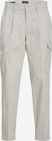 Regular Pantalon cargo JACK & JONES en beige : devant