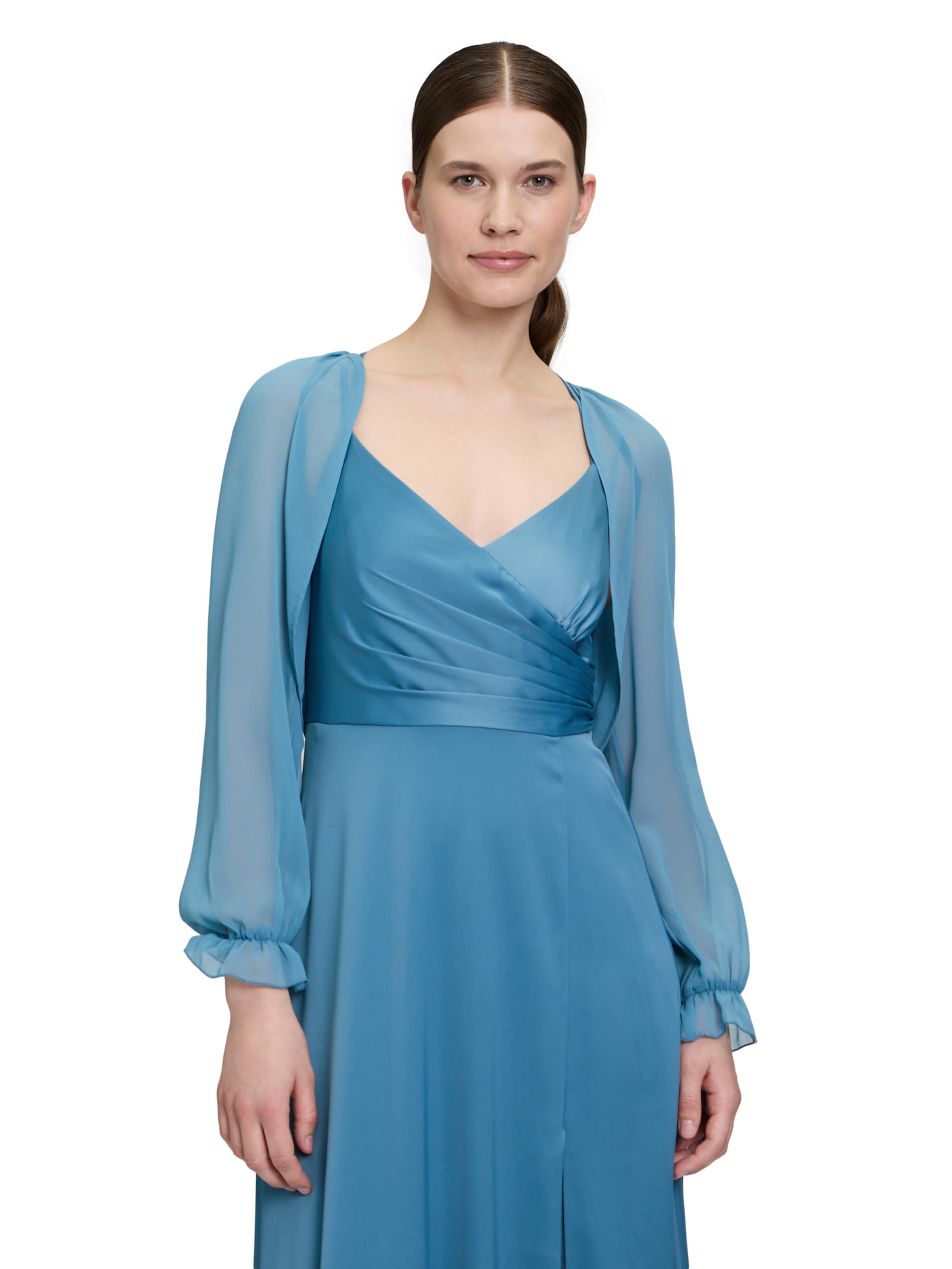 Boléro Vera Mont en bleu : devant