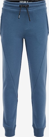 WE Fashion Regular Broek in Blauw: voorkant