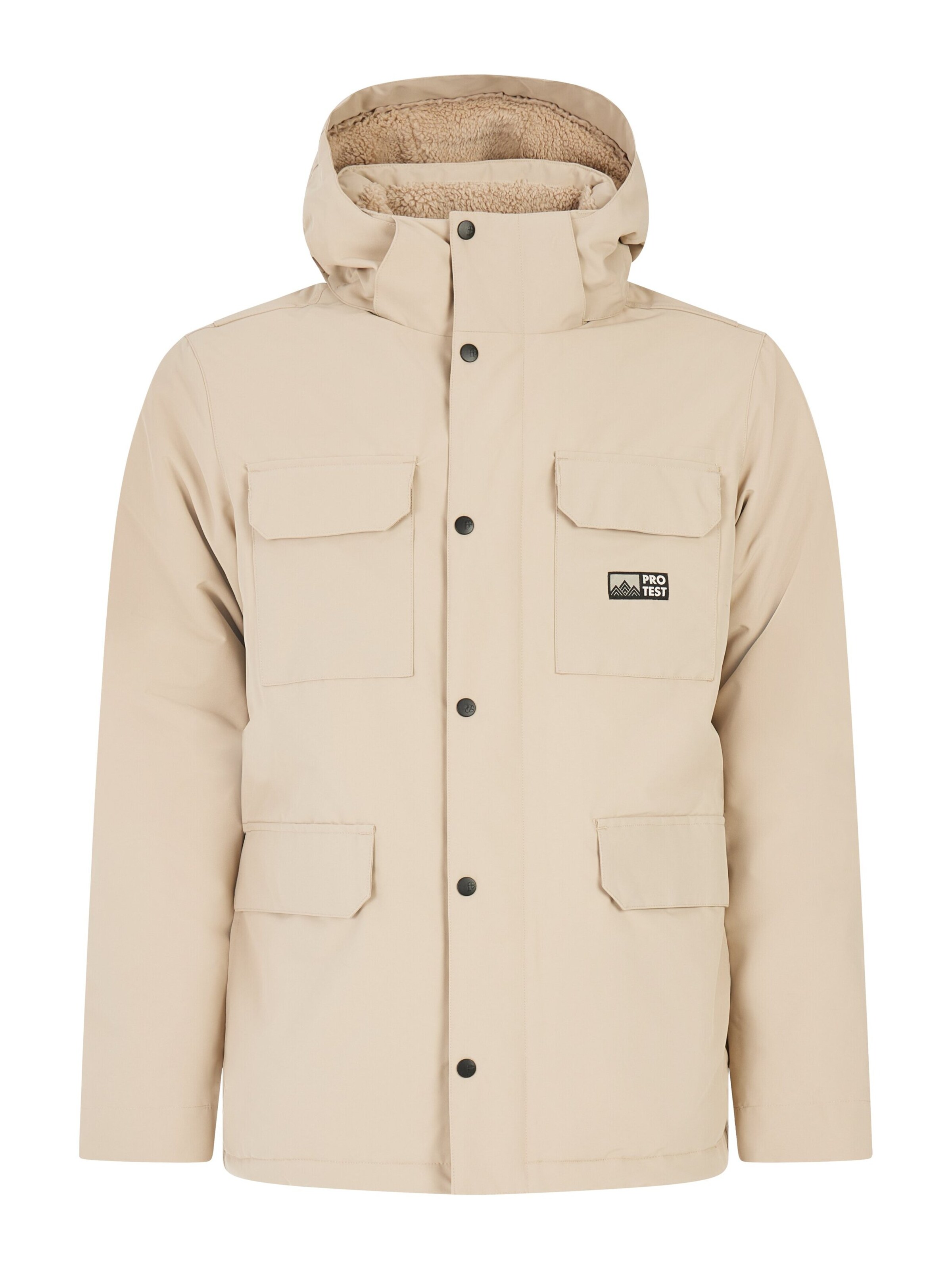 PROTEST Winter jacket 'PRTLucton' in Brown: front
