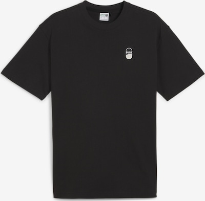 PUMA Shirt  'DOWNTOWN 180' in grau / schwarz / weiß, Produktansicht