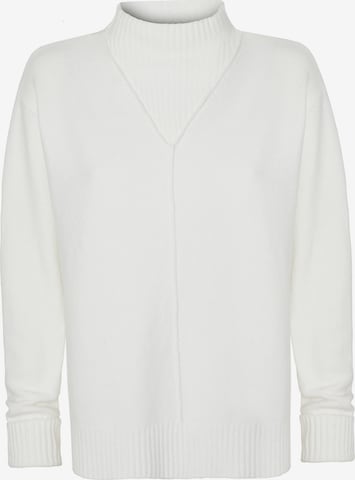 balta TATUUM Megztinis 'PARKER': priekis