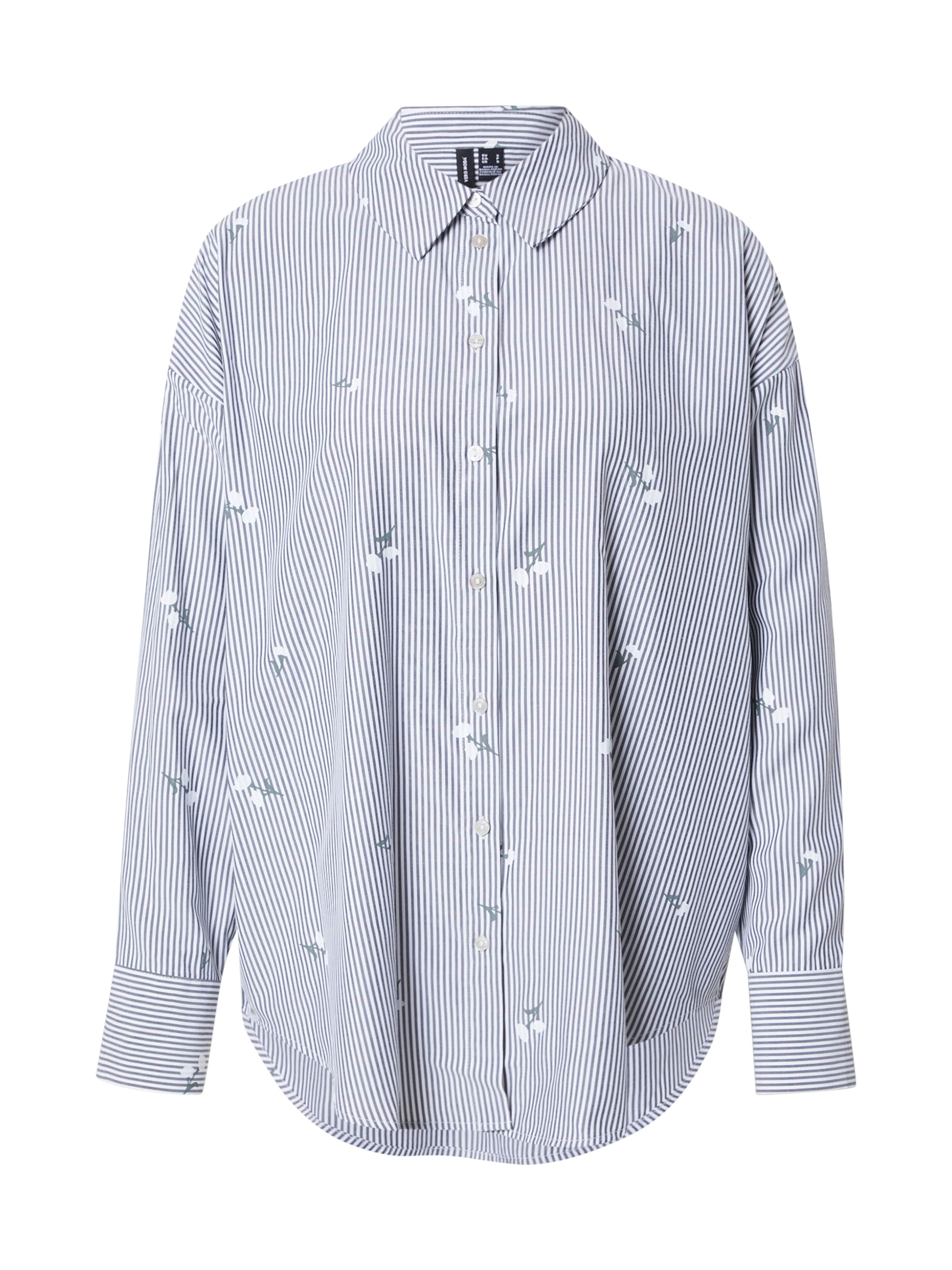 VERO MODA Blusa 'VMNora' en navy / oliva / blanco, Vista del producto