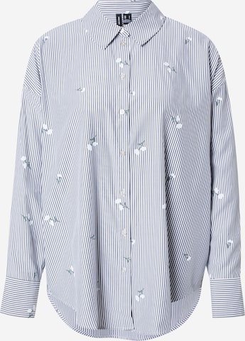 VERO MODA Bluse 'VMNora' in Blau: Vorderseite