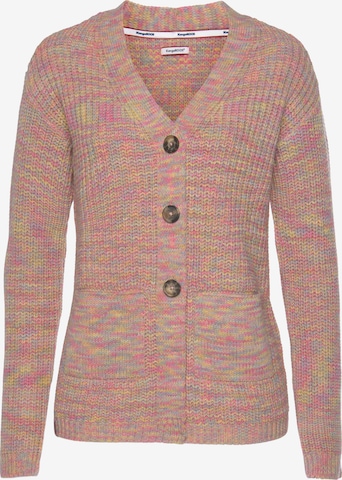 KangaROOS Knit Cardigan in Pink: front