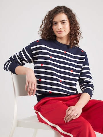ABOUT YOU Trui 'Catherine' in Blauw: voorkant