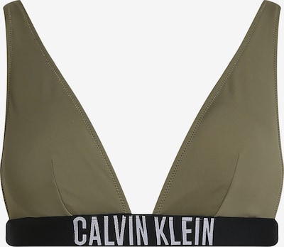 Calvin Klein Swimwear Bikinitoppi värissä vihreä / musta / valkoinen, Tuotenäkymä