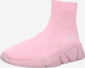 STEVE MADDEN High-Top Sneakers 'GAMETIME2' in Pink: front