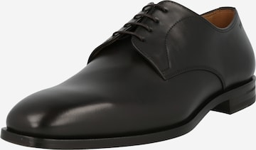 BOSS Black - Zapatos con cordón 'Lisbon' en marrón: frente