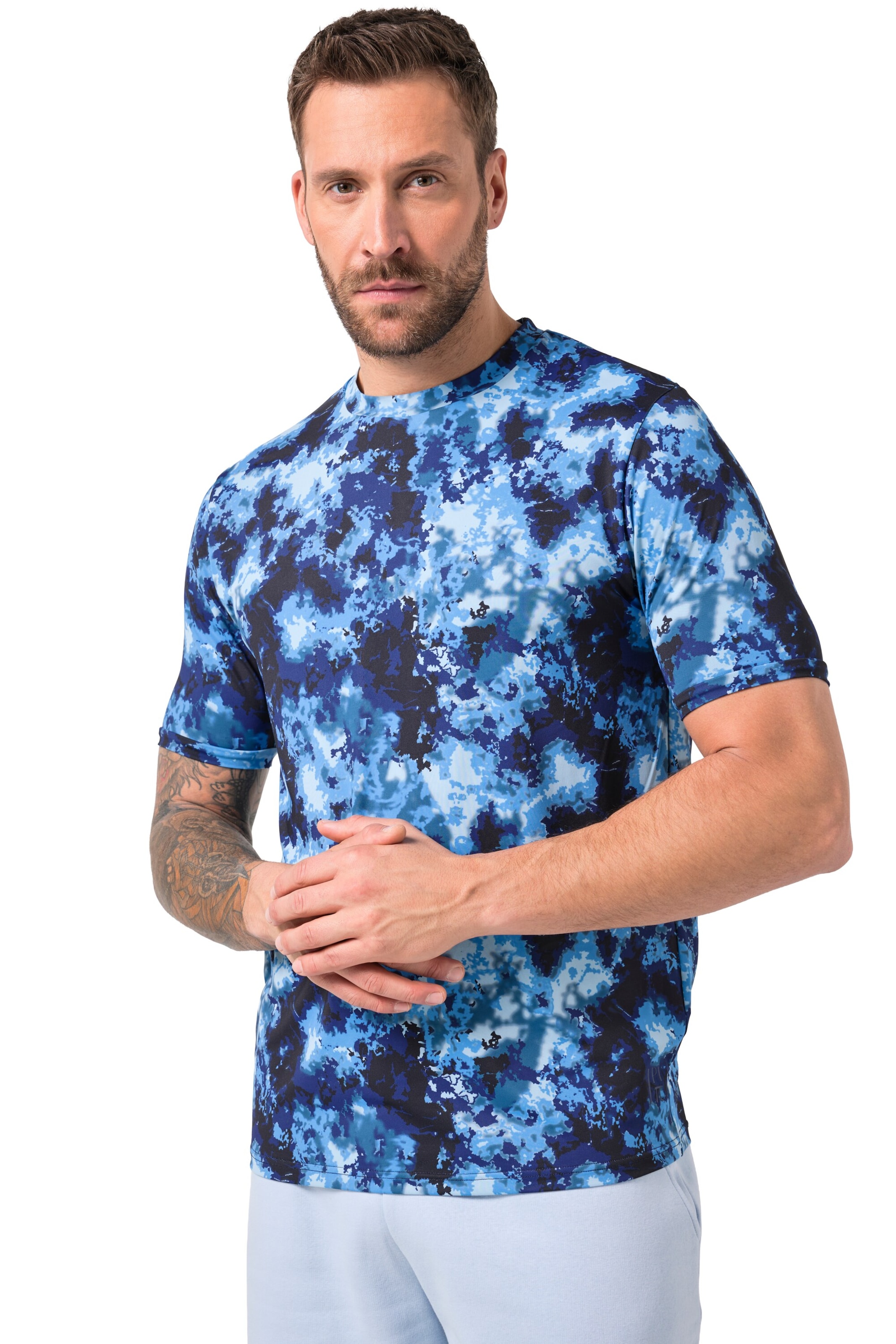 JAY-PI Shirt in Blauw: voorkant