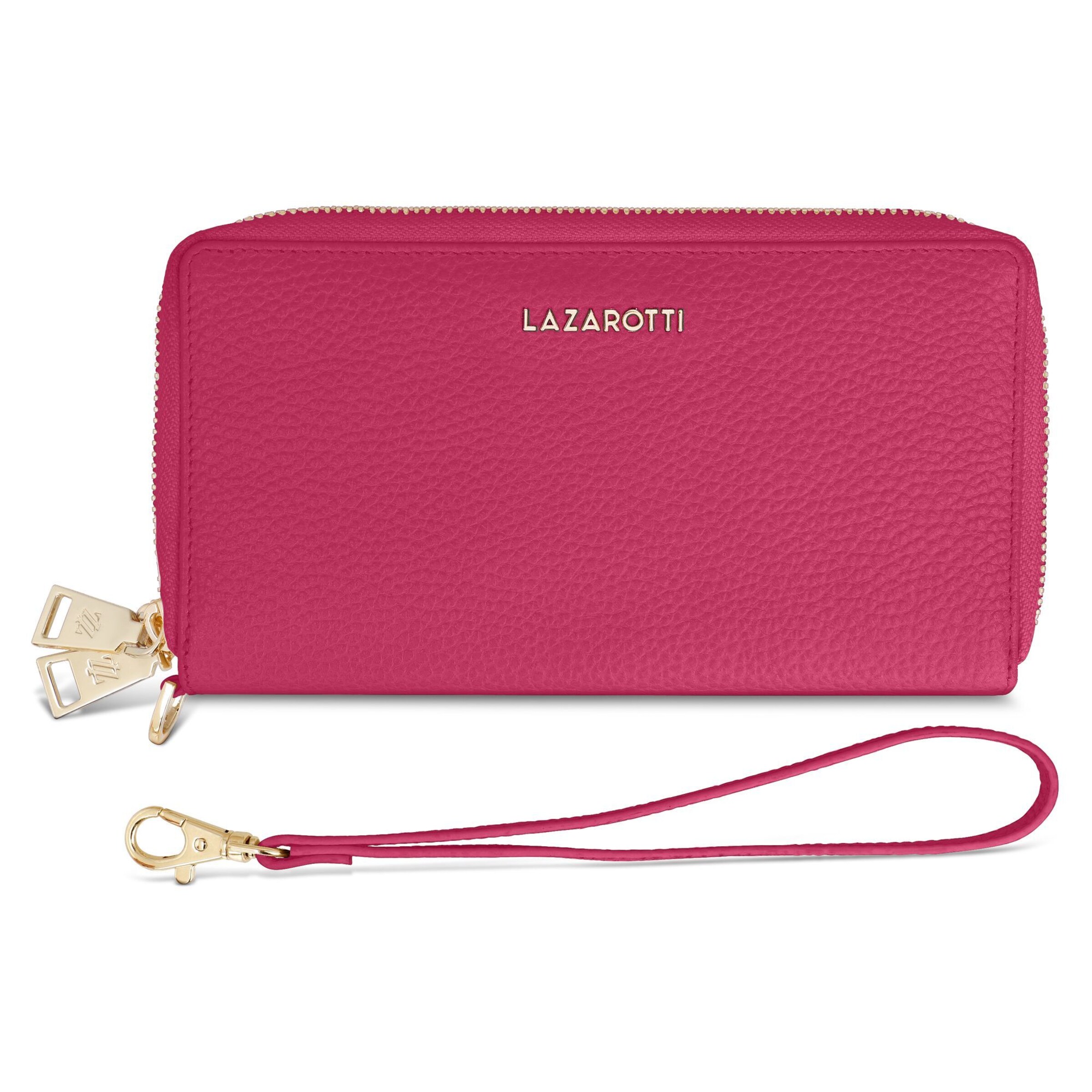 Lazarotti Wallet 'Bologna' in Pink