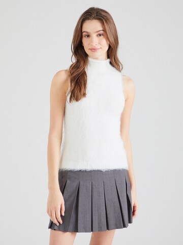 TOPSHOP Knitted top in White: front