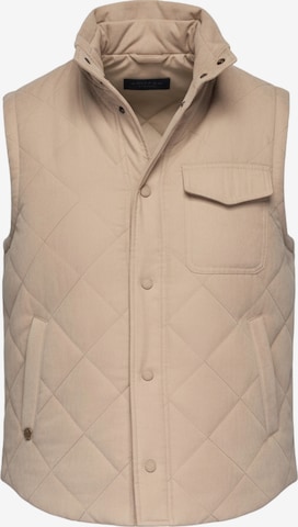 Gilet 'OM-JAVJ-0277' Ombre en beige : devant