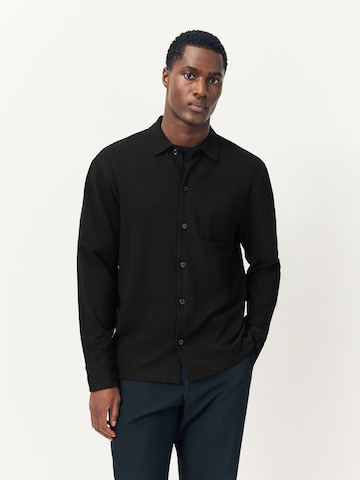 Coupe regular Chemise Next en noir : devant