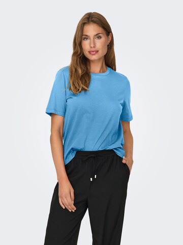 T-shirt 'ONLONLY' ONLY en bleu : devant