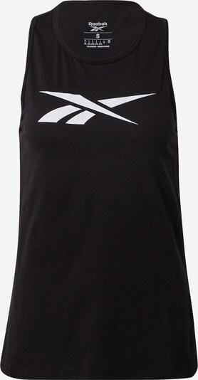 REEBOK Urheilutoppi värissä musta / valkoinen, Tuotenäkymä