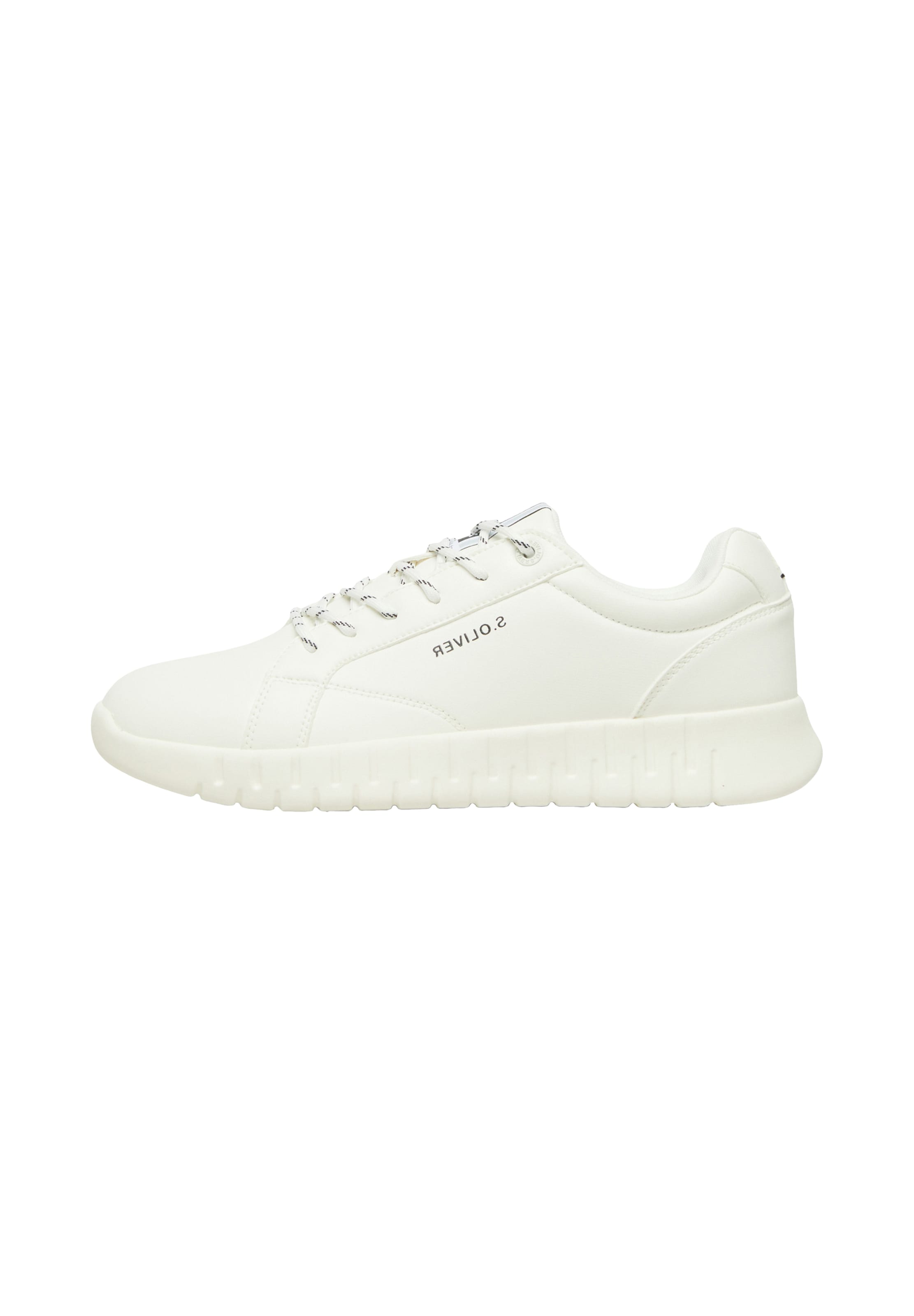 s.Oliver - Zapatillas deportivas bajas en blanco: frente