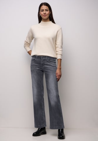 STREET ONE Wide leg Jeans in Grey