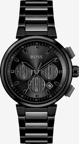 BOSS Analog Watch in Black: front