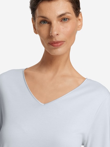 Chemise de nuit ' Cotton Silk ' Hanro en bleu