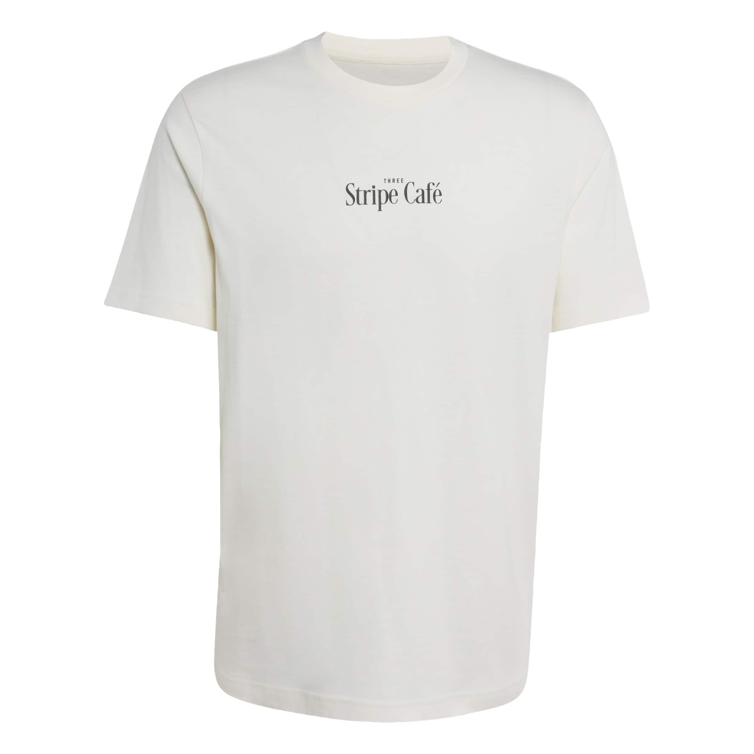 T-Shirt fonctionnel 'Cofee Cafe Donut Bag' ADIDAS SPORTSWEAR en blanc : devant