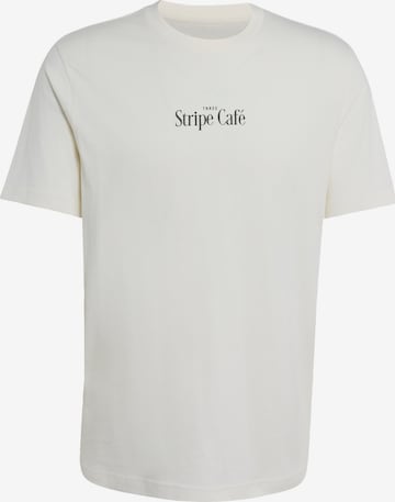 T-Shirt fonctionnel 'Cofee Cafe Donut Bag' ADIDAS SPORTSWEAR en blanc : devant