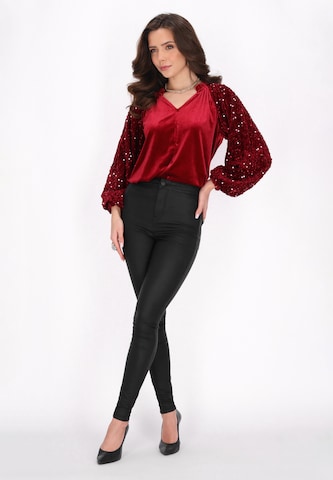 faina Blouse in Red