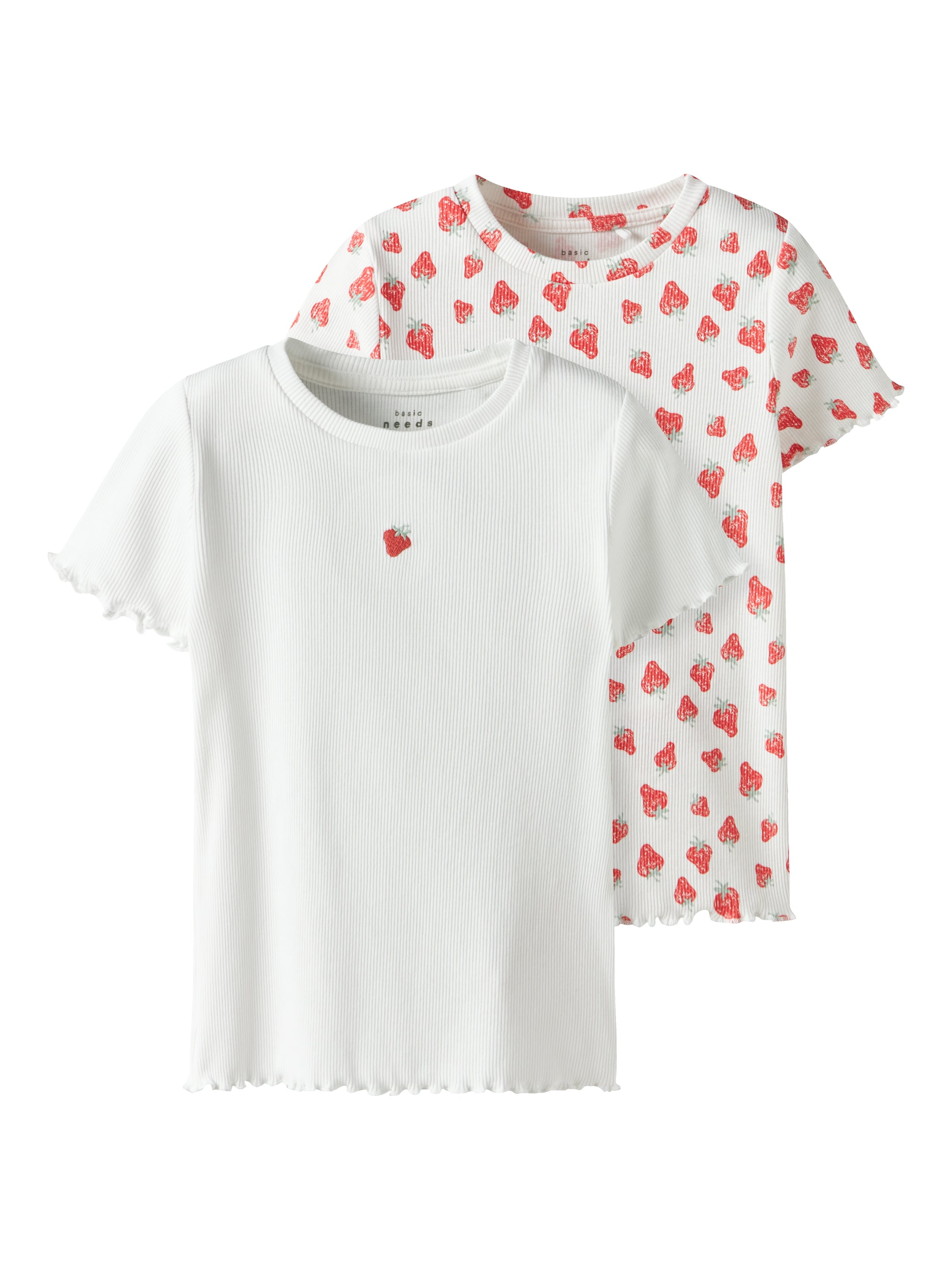 Tricou 'NMFVEMMA' de la NAME IT pe alb: față