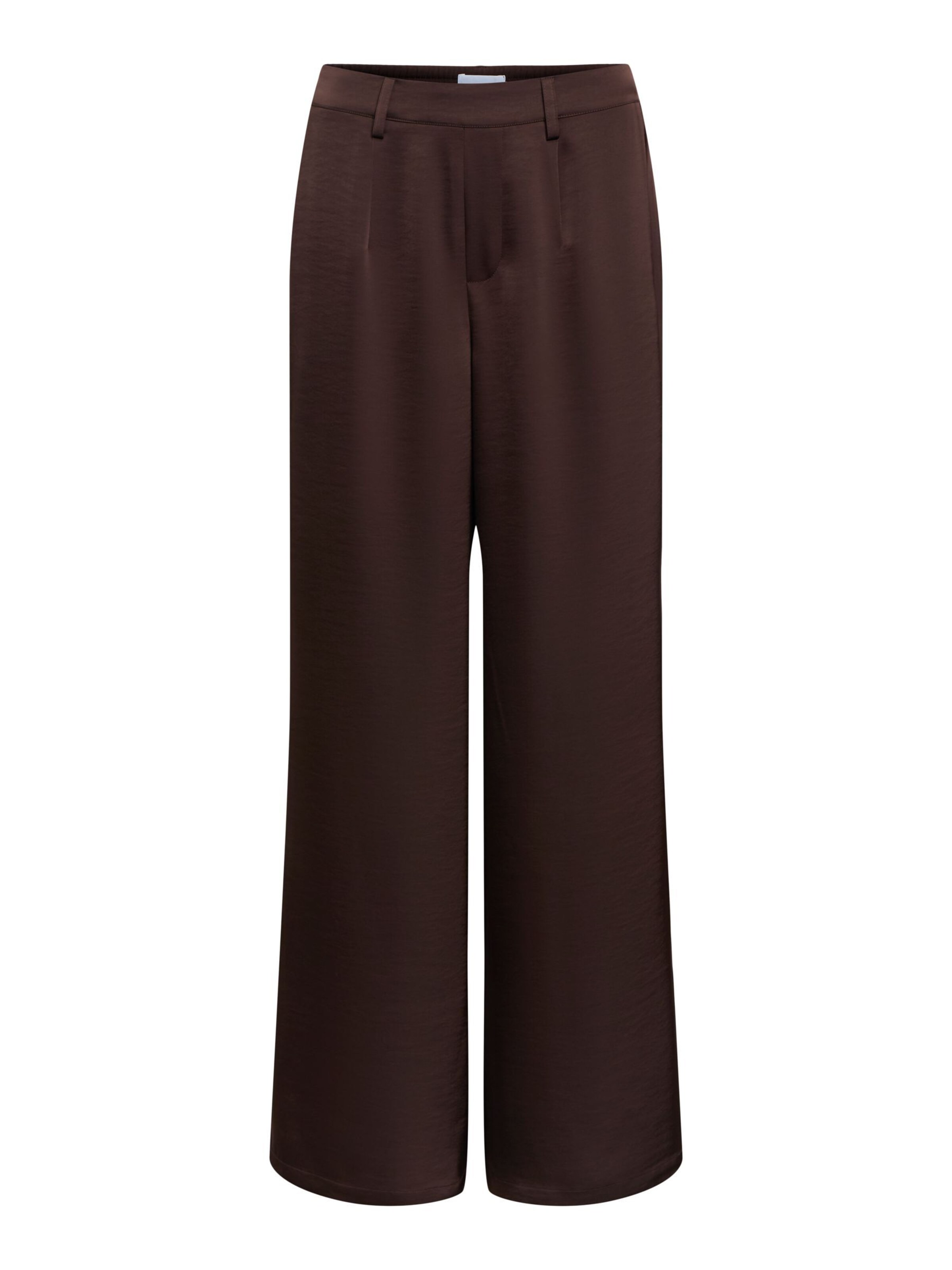 OBJECT Pleat-front trousers 'OBJChilli' in 36 in Dark brown, Item view