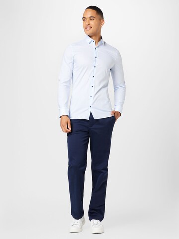 OLYMP Slim Fit Hemd in Blau