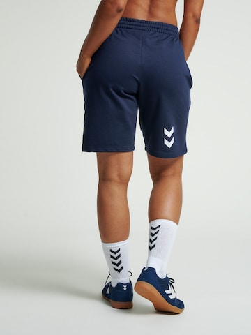 Regular Pantalon de sport Hummel en bleu