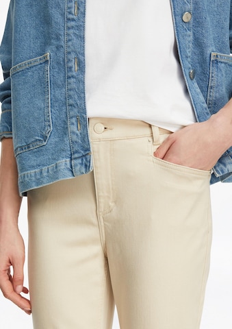 COMMA Slim fit Jeans in Beige